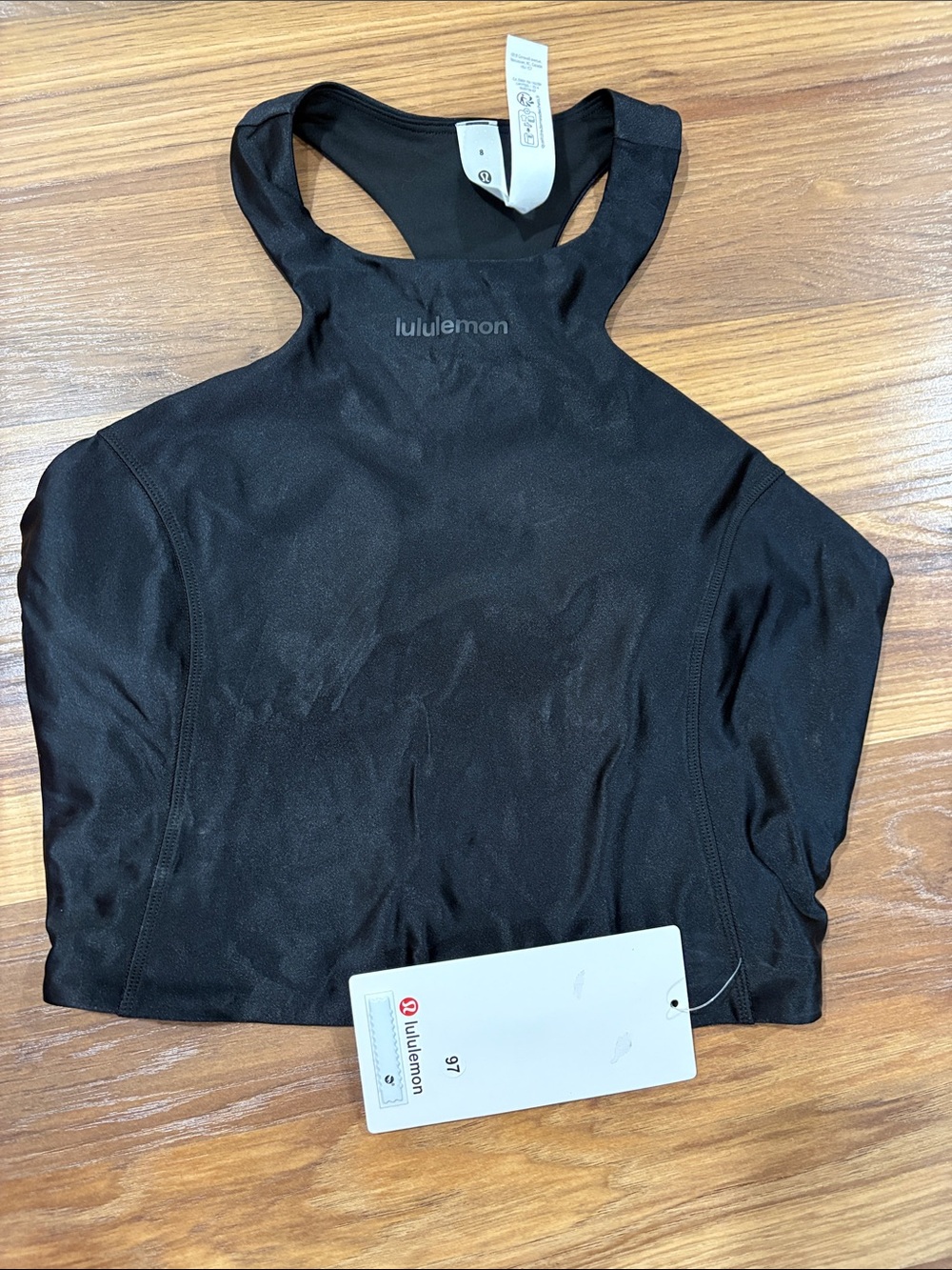 lululemon athletica Black High-Neck Sports Bra
